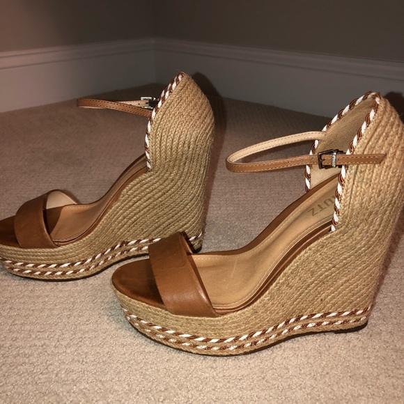 schutz espadrille wedge